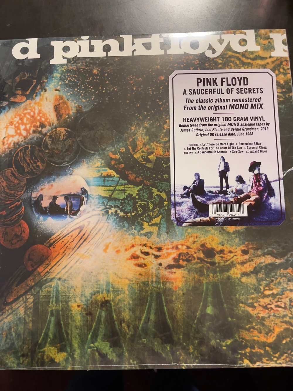 PINK FLOYD A SAUCERFUL OF SECRETS 180 GRAM 2019 sealed!